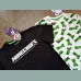 Character bei Next Unisex Mädchen Jungen Set 2 T-Shirts Minecraft kurzarm creme grün schwarz neu 12-13/152-158