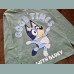 George Unisex Jungen Mädchen Shirt Bluey Hund langarm mint blau neu 3-4/98-104