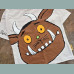 George Unisex Mädchen Jungen T-Shirt Grüffelo Gruffalo Zacken Rücken beige neu 6-7/116-122