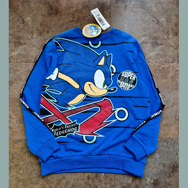 George Jungen Sweater Pullover Sonic angeraut blau neu