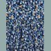 George Mädchen Kleid Streublumen Schmetterlinge langarm blau 