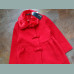 George Mädchen Jacke Mantel Herbst Winter Übergang Knöpfe festlich rot neu 4-5/104-110