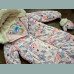 George Mädchen Set Schneeanzug Handschuhe Peppa Pig Wutz Regenbogen wasserabweisend rosa neu