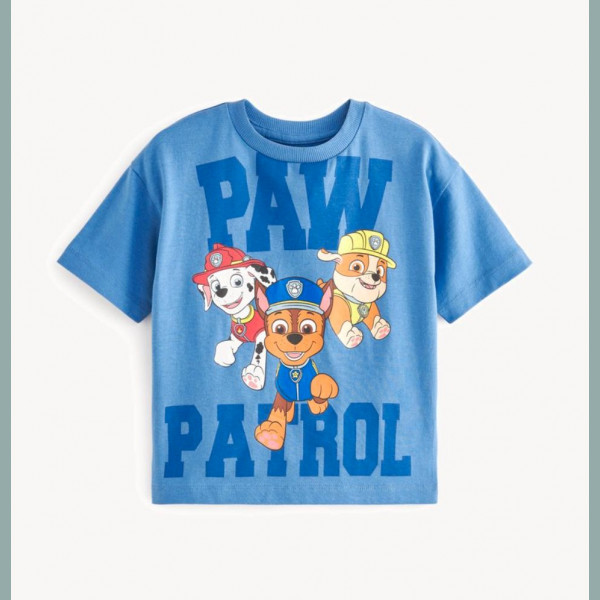 Next Jungen T-Shirt Top Paw Patrol Chase Marschall kurzarm blau bunt 