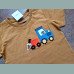 Next Jungen T-Shirt Traktor Farm Tasche 3D Interaktiv bestickt kurzarm braun neu 6-7/122