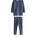 Next Jungen Set Schlafanzug Pyjama Tupfen langarm blau neu 5-6/110-116 