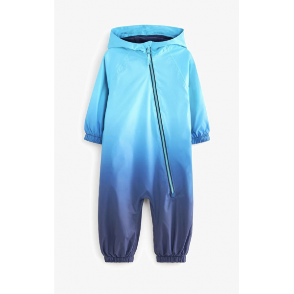 Next Jungen Matschanzug Regenanzug ombre gefüttert wasserabweisend blau neu