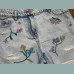 Next Mädchen Shorts Hose Bermuda verstellbar Denim Jeans Blumen bestickt blau neu 9/134