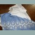 Next Mädchen Kleid Blumen Unterrock festlich bestickt weiß blau neu 