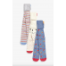 Next Mädchen Set 3 Strumpfhosen Katze Blumen Streifen blau creme bunt neu 9-10/134-140