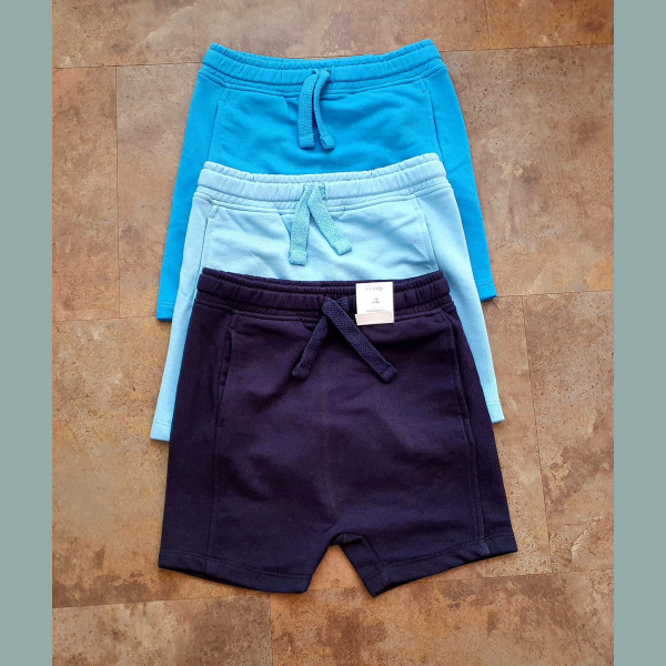 George Jungen Set 3 Shorts Hosen Bermudas blau 3-4/104