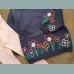 George Mädchen Set Sweater Pullover Leggings Hose Blumen bestickt 4-5/104-110