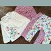 Next Baby Mädchen Set 2 Shirts 2 Hosen Leggings Blumen weiß bunt 0-3/62-68