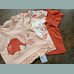Nutmeg Mädchen Set 3 T-Shirts Elefant Baby Safari rosa 