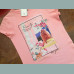 TU Mädchen T-Shirt kurzarm Beauty Blumen rosa Glitzer