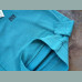 George Jungen Hoodie Sweater Kapuze Tasche angeraut blau türkis 