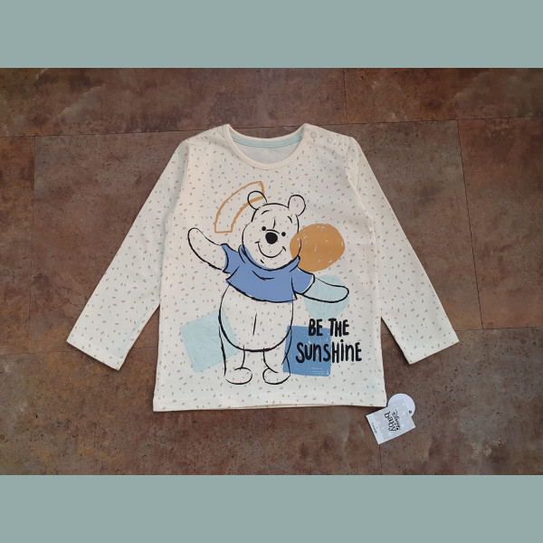George Jungen Shirt Disney Winnie Pooh Sunshine creme 18-24/92