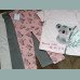 TU F&F Mädchen Set 3 Leggings Hosen T-Shirt Koala Punkte rosa grau 