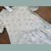 George Maedchen Set T-Shirt Top Shorts kurze Hose Hase Bunny grau 3-4/104