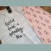 George Mädchen Set 2 Nachthemden T-Shirts Pyjamas Ballerina grau rosa 