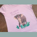 TU Mädchen T-Shirt Top kurzarm Elefant Glitzer Rückenbild flieder
