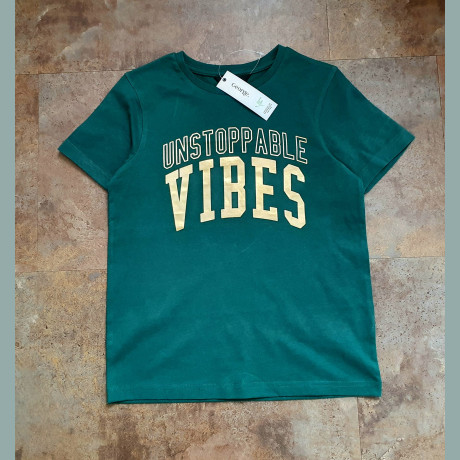George Jungen T-Shirt unstoppable Vibes grün 6-7/116-122
