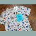 Nutmeg Jungen T-Shirt Disney Pixar Toy Story Dino Tasche kurzarm grau neu 4-5/110