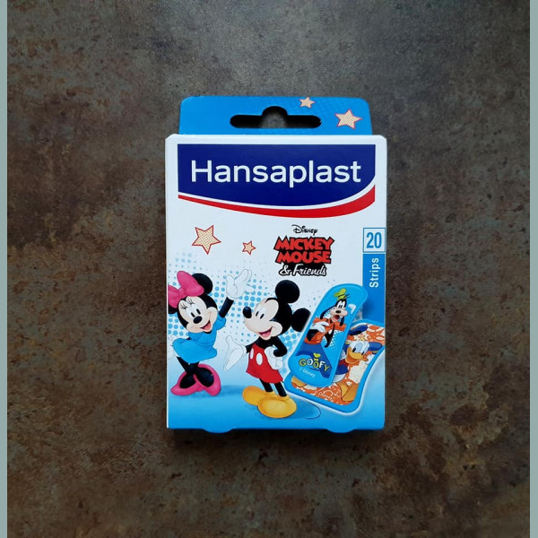 Hansaplast Pflaster Disney Mickey Maus Minnie Donald Goofy 20 Stück 
