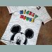 George Jungen T-Shirt Disney Mickey Mouse Maus kurzarm grau bunt