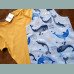Nutmeg Jungen Set T-Shirt Shorts Delfin Wal Tasche 0-3/62